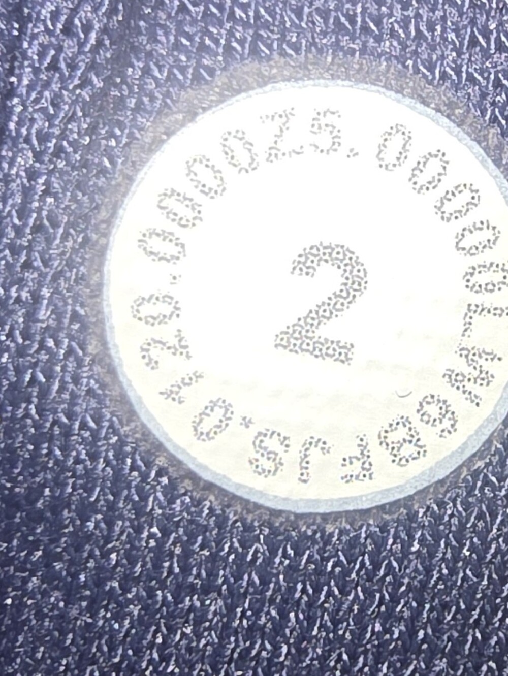 Lululemon Wunder Train High-Rise Diamond Dye Naval Blue Cropped Leggings Size: 2 - Picture 7 of 13